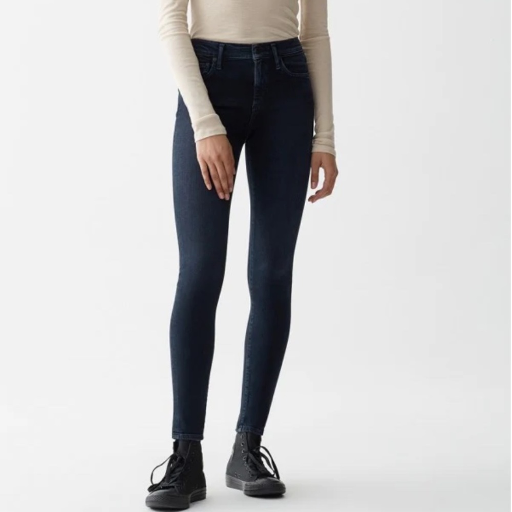 Agolde Sophie High Rise Skinny Ankle Jeans Vacant Wash Size 32